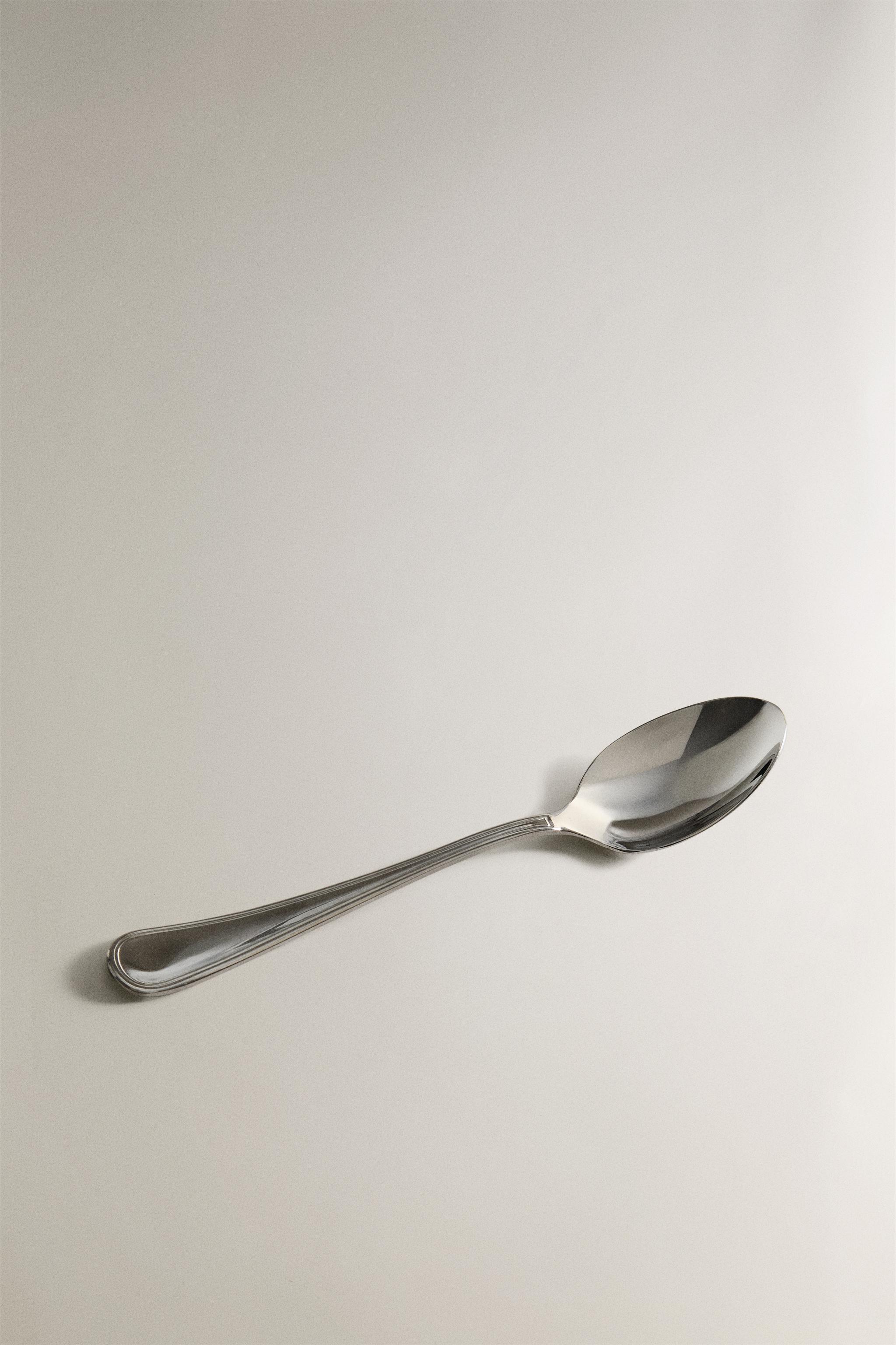 SHINY STEEL DESSERT SPOON